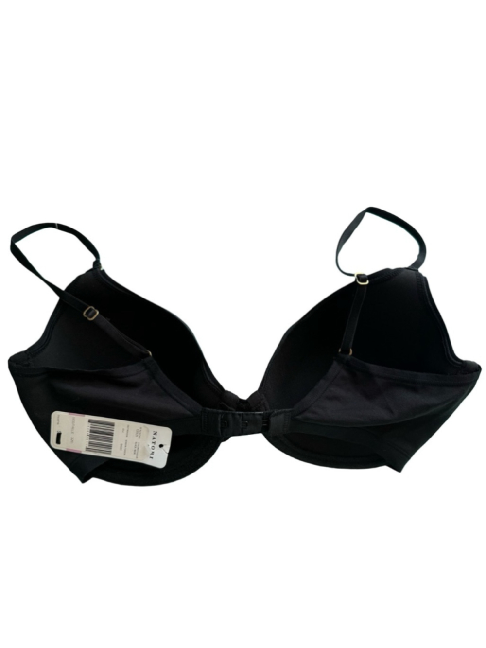 Natori Black Smooth Underwire T-Shirt Bra Size 32D Casual Everyday Supportive - Picture 3 of 7